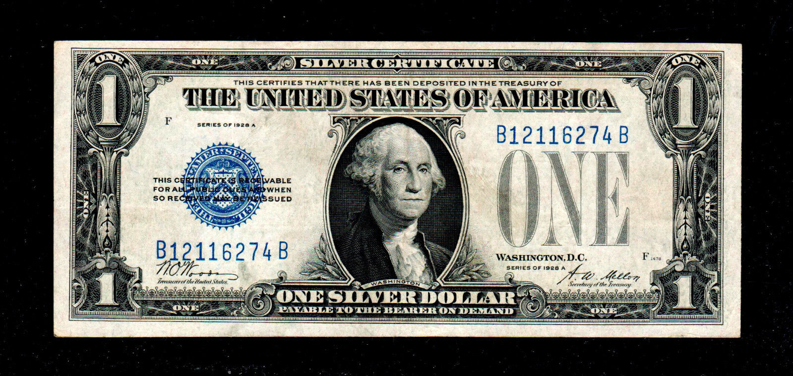 1928 A $1 Silver Certificates