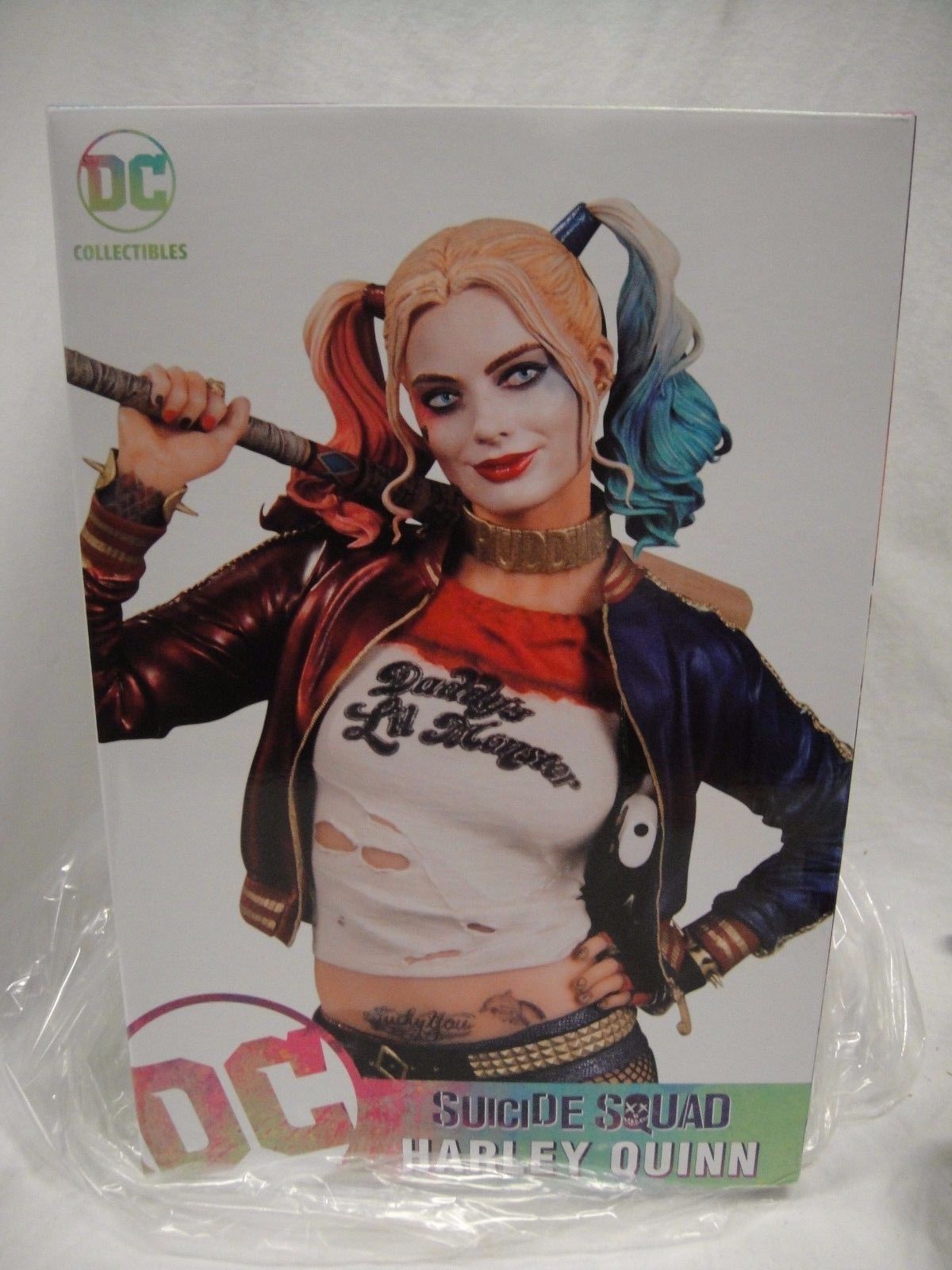 DC COMICS NEW!! HARLEY QUINN Suicide Squad MARGOT ROBBIE STATUE JOKER BATMAN