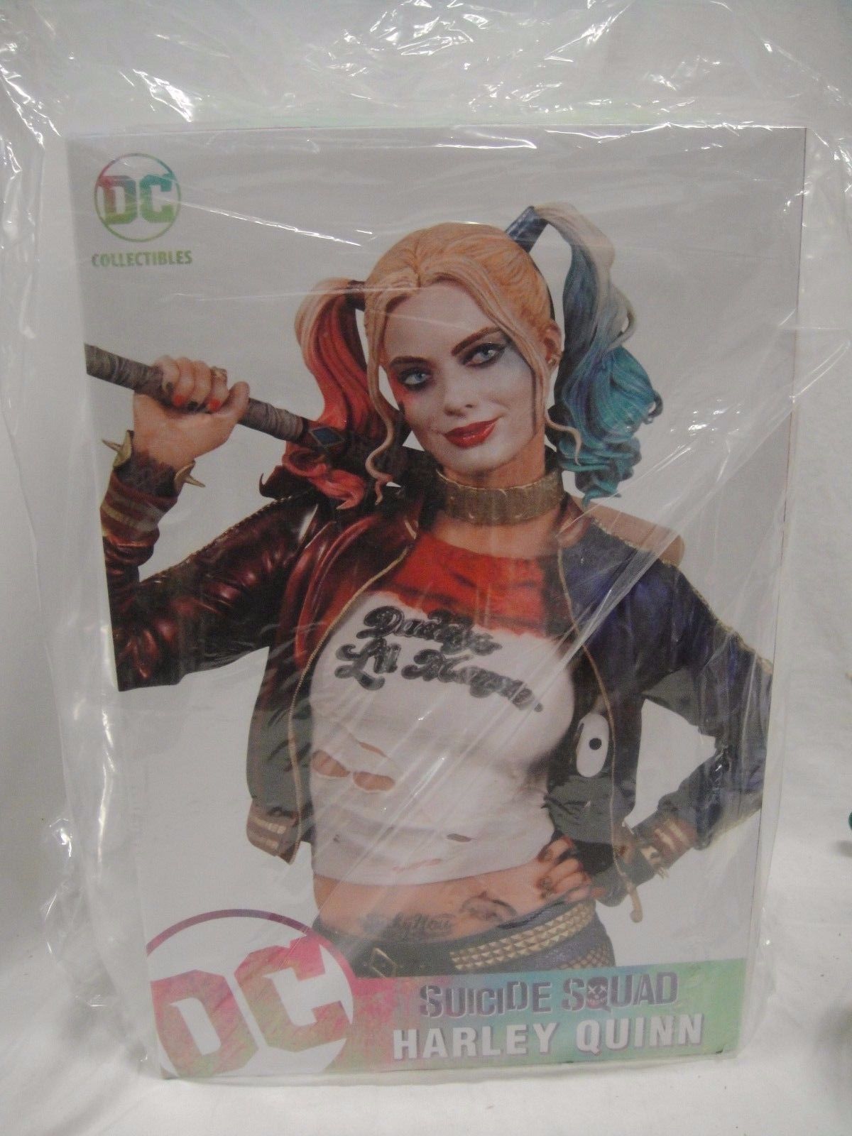 DC COMICS NEW!! HARLEY QUINN Suicide Squad MARGOT ROBBIE STATUE JOKER BATMAN