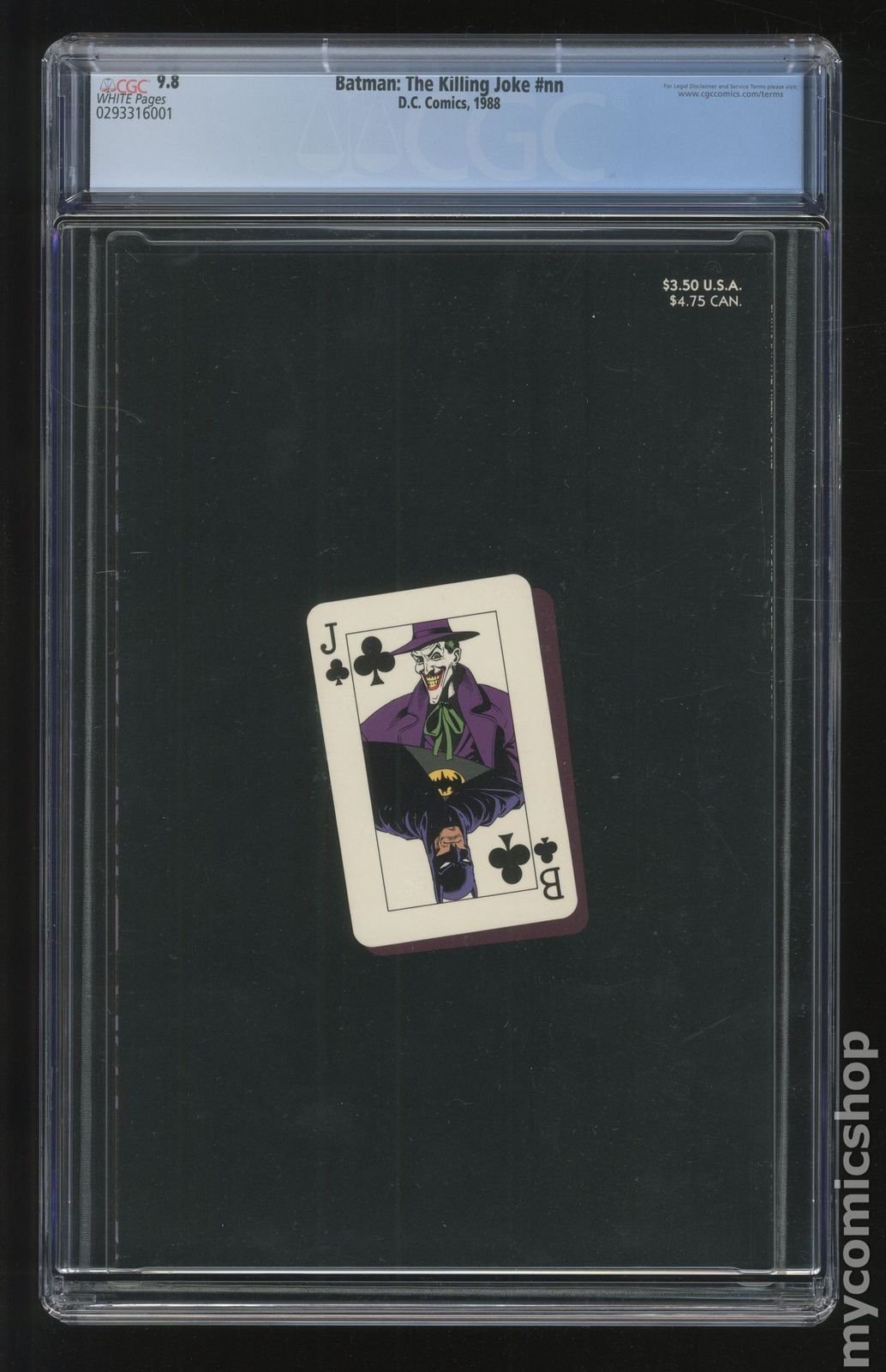 Batman The Killing Joke (1988) #1-1ST CGC 9.8 0293316001