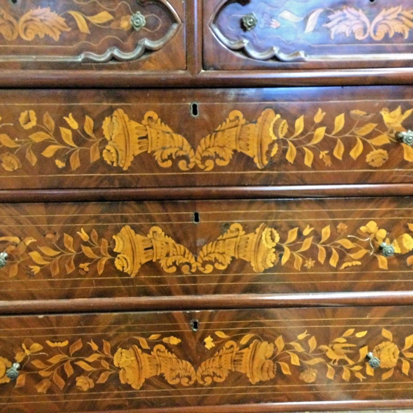 18th-19th Century Dutch Inlaid Chest of Drawer