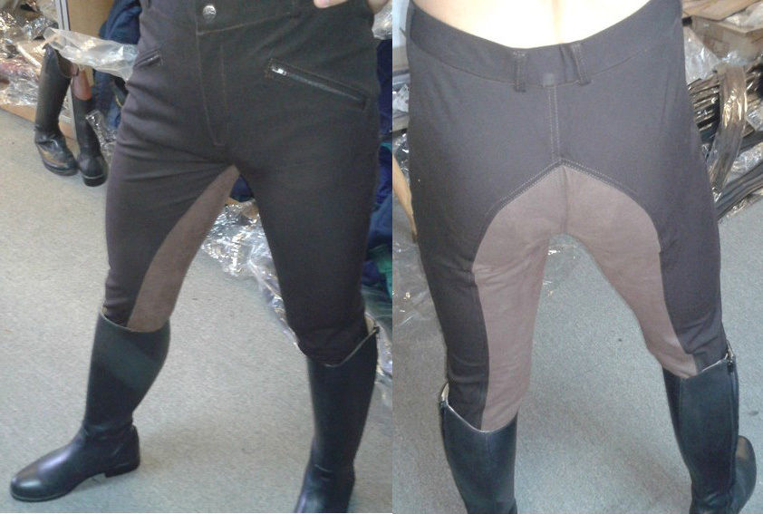 Coffee Man Woman Horse Leather Riding Breeches Riding Pants Match has All SIZE