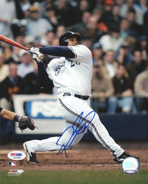Prince Fielder Authentic Autographed Signed 8x10 Photo Milwaukee Brewers PSA/DNA