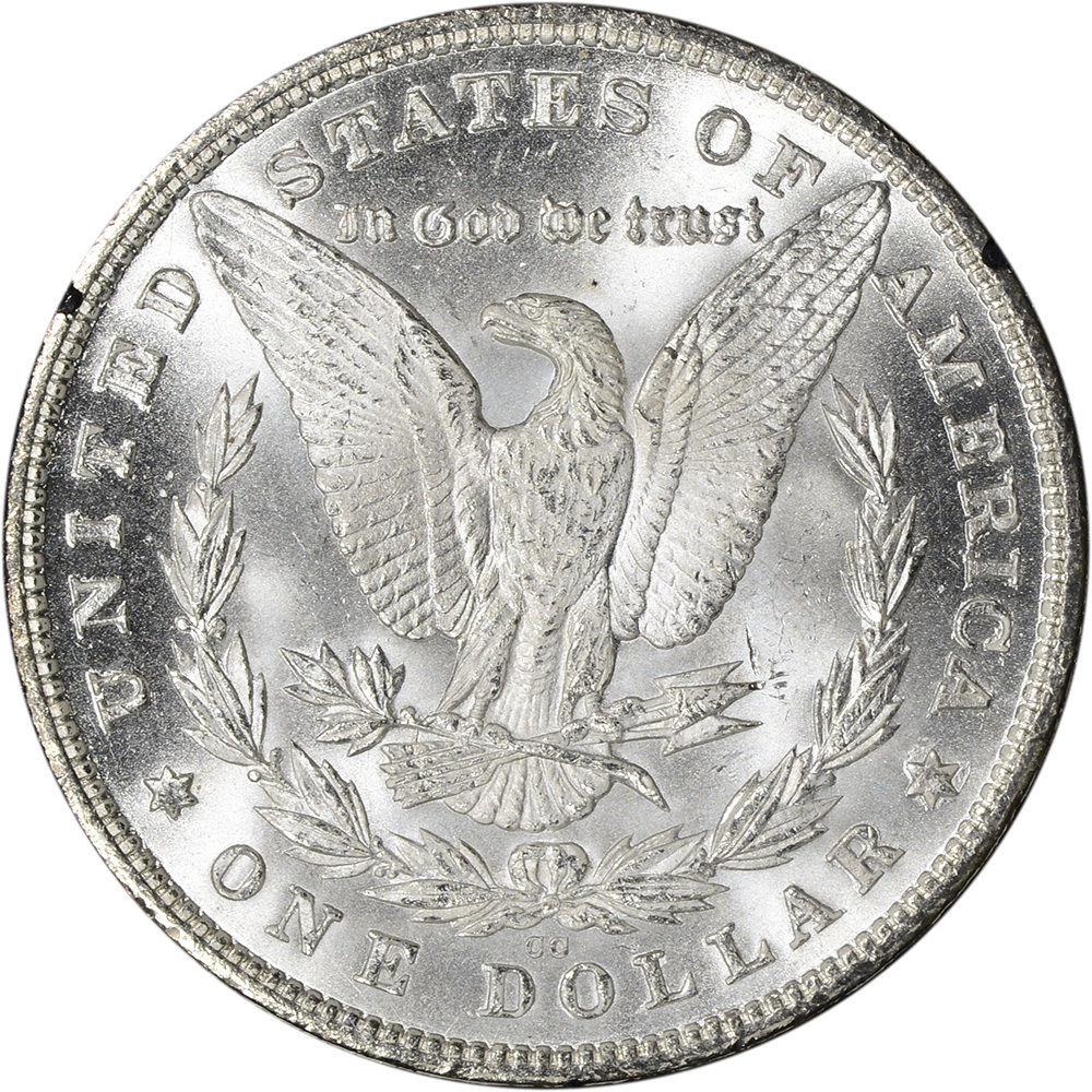 1880-CC US Morgan Silver Dollar $1 - GSA Holder - Uncirculated Grade