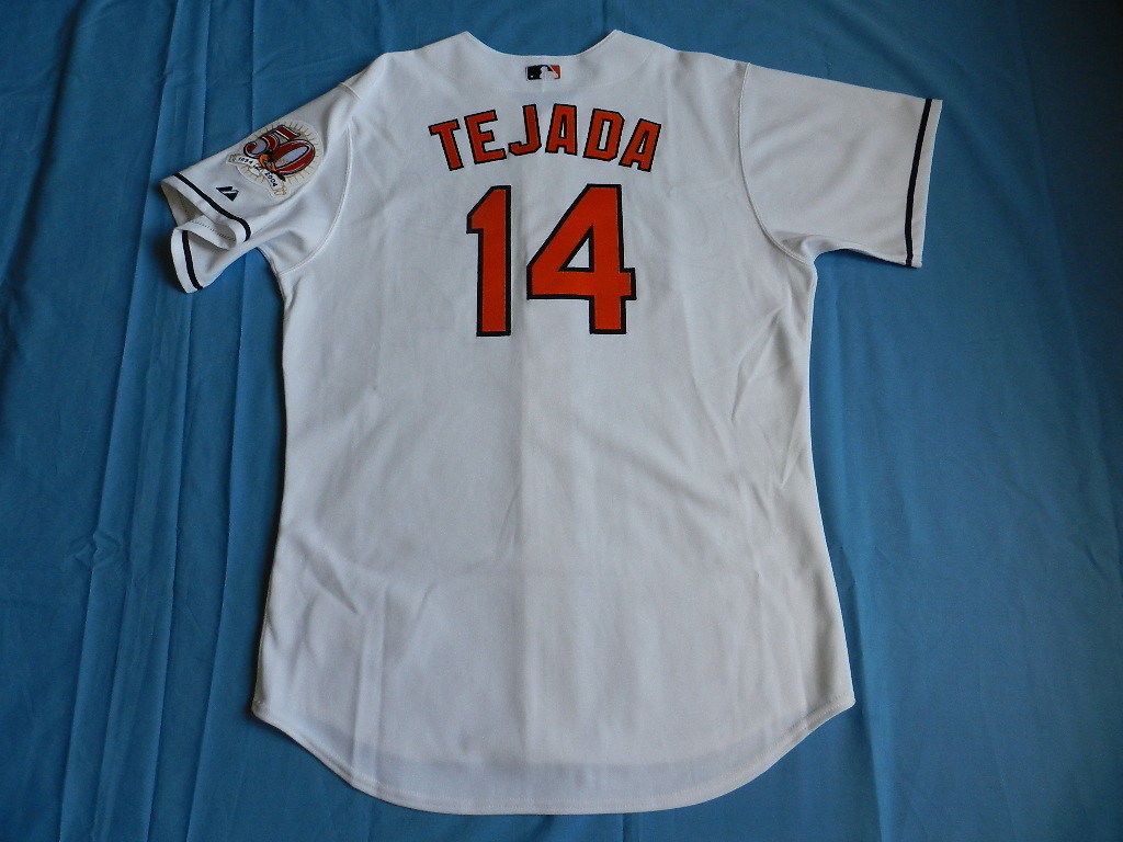 Miguel Tejada 2004 Baltimore Orioles non game used jersey