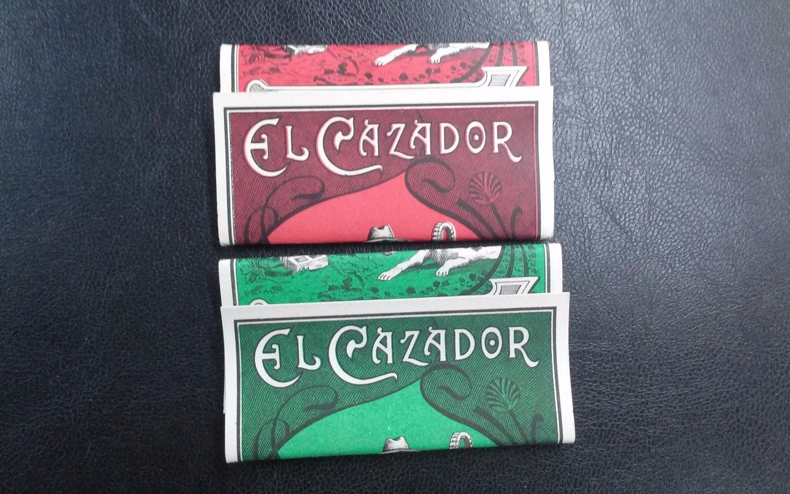 2 x Cazador  papier Cigarette Vintage Smoking Rolling Papers CIRCA 1900,s