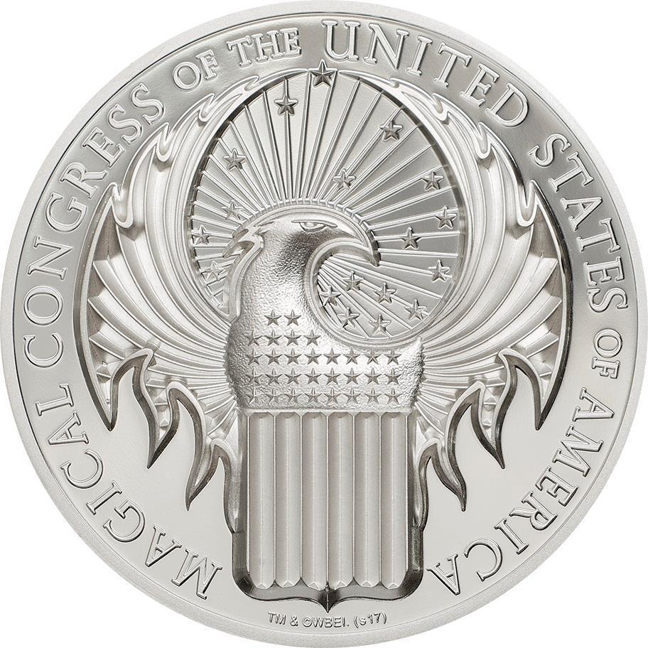 Cook Isl  2017 5$  Magical Congress of the USA 1Oz Proof Silver Coin