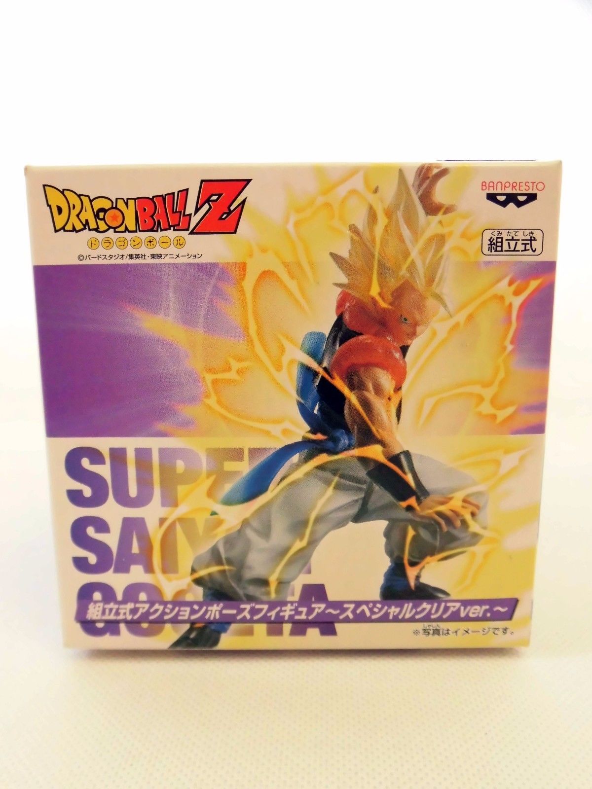 Dragon Ball Z Action Pose Figure Special Clear ver S.SAIYAN GOGETA Banpresto NEW