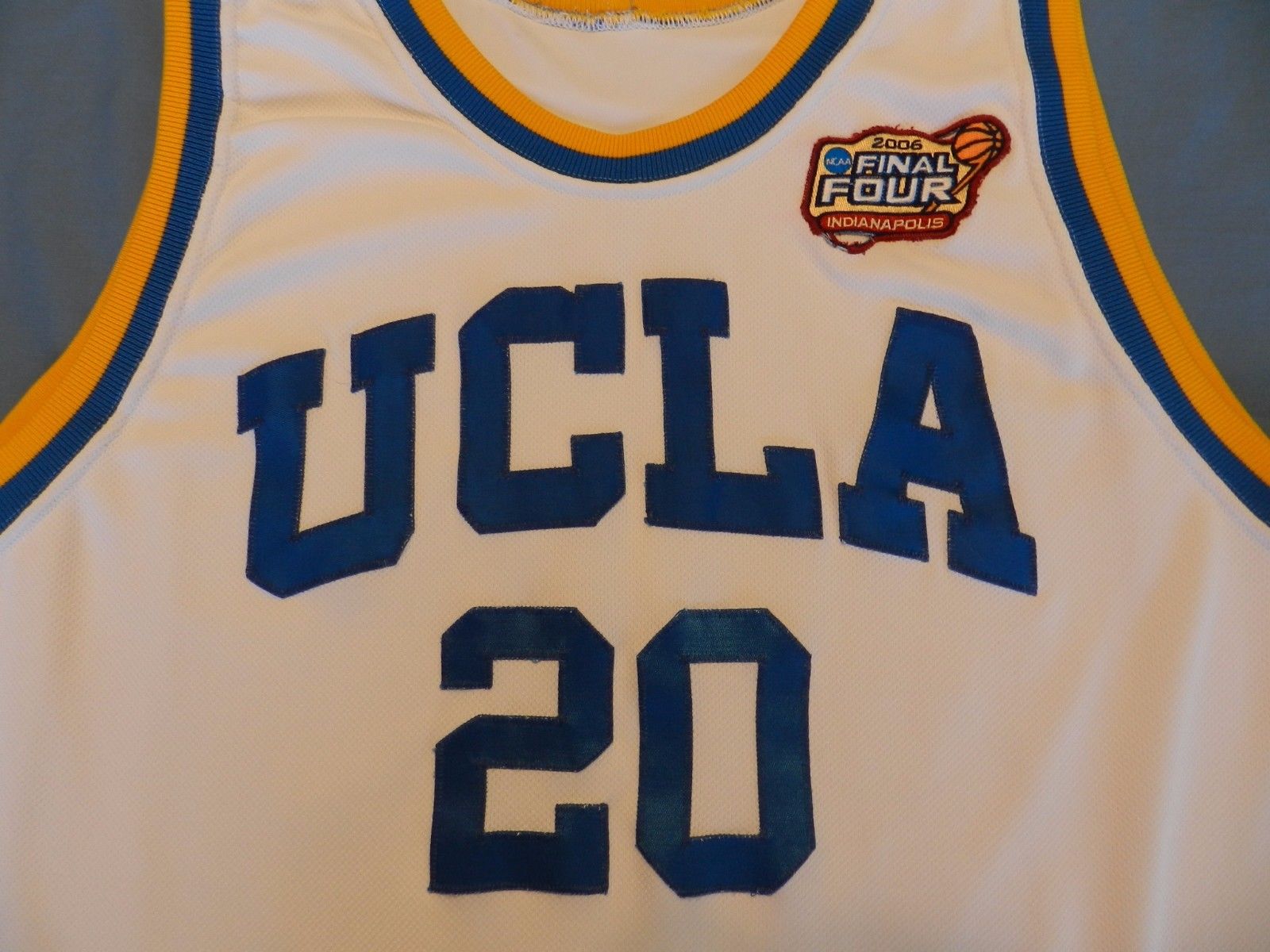 Michael Roll 2006 UCLA Bruins game used jersey from NCAA Championship game