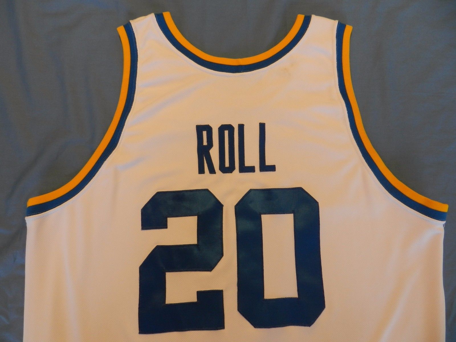 Michael Roll 2006 UCLA Bruins game used jersey from NCAA Championship game