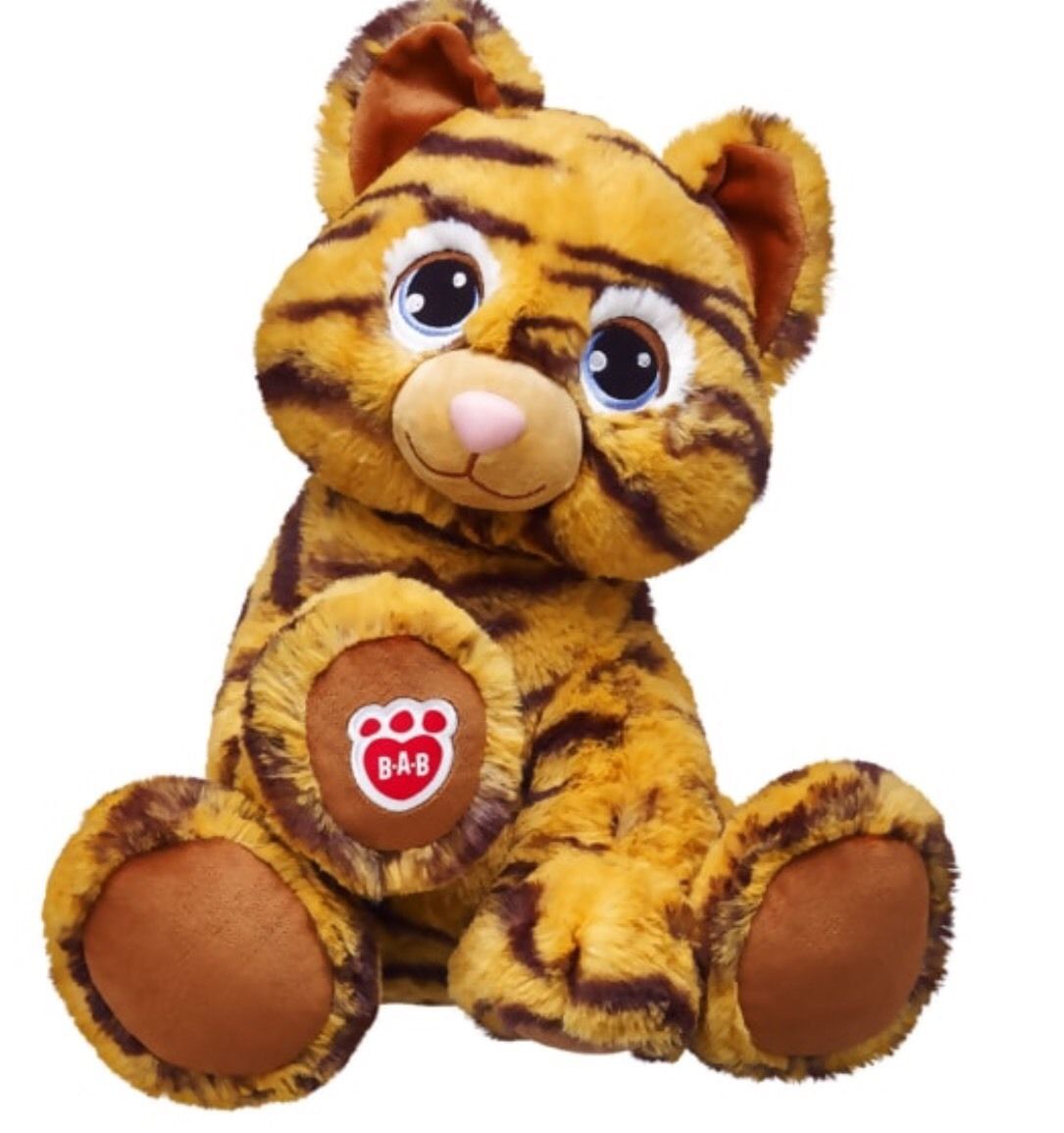 Build-a-Bear 14" Tiger Cup Stuffed Plush Animal