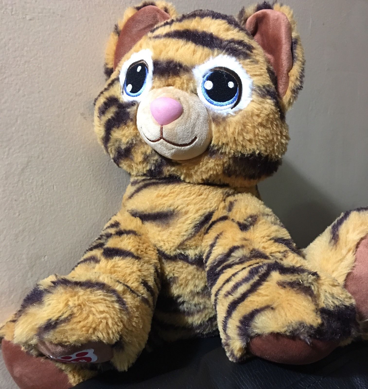 Build-a-Bear 14" Tiger Cup Stuffed Plush Animal