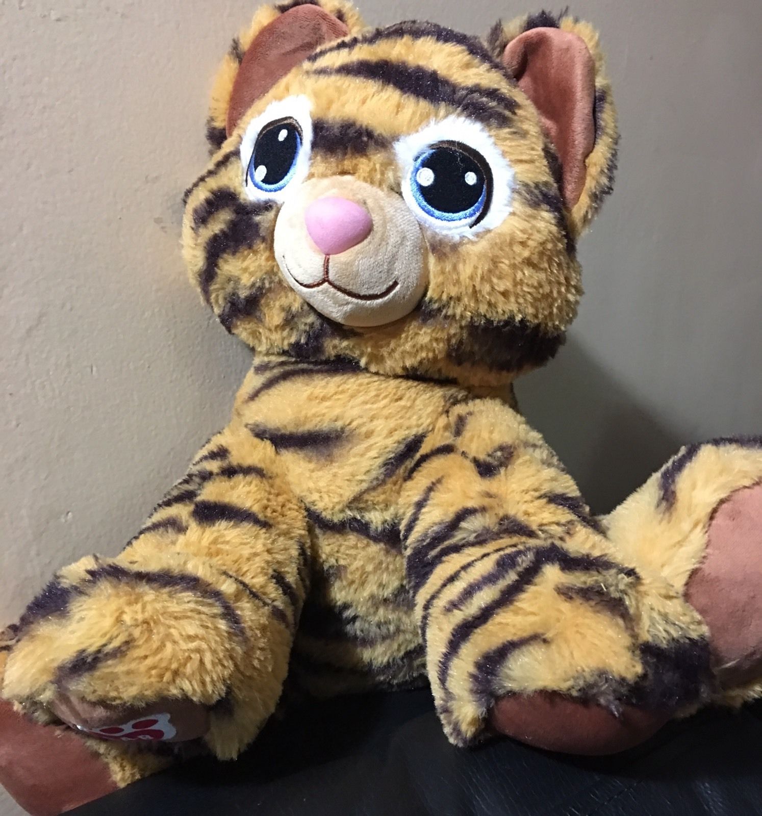 Build-a-Bear 14" Tiger Cup Stuffed Plush Animal