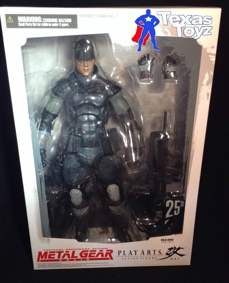 Square Enix Metal Gear Solid: Play Arts Kai Solid Snake Action Figure - RARE