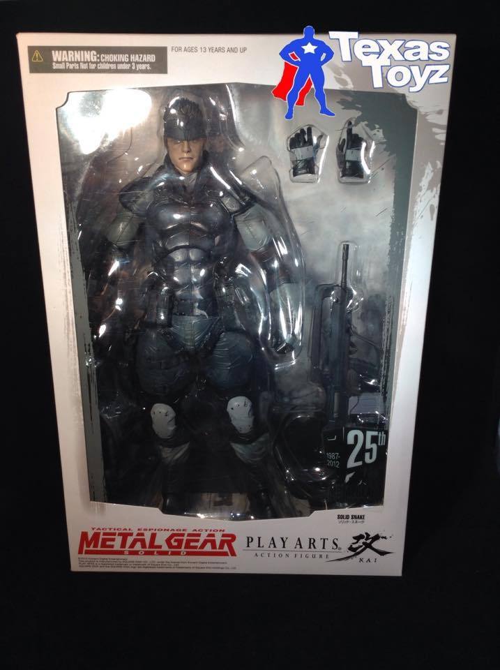 Square Enix Metal Gear Solid: Play Arts Kai Solid Snake Action Figure - RARE