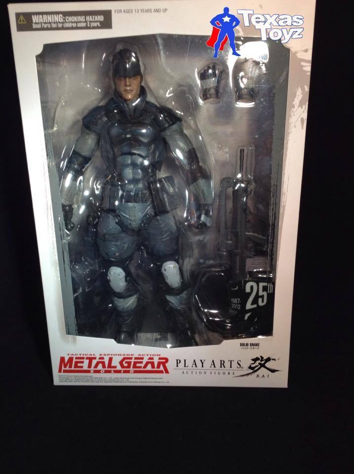 Square Enix Metal Gear Solid: Play Arts Kai Solid Snake Action Figure - RARE