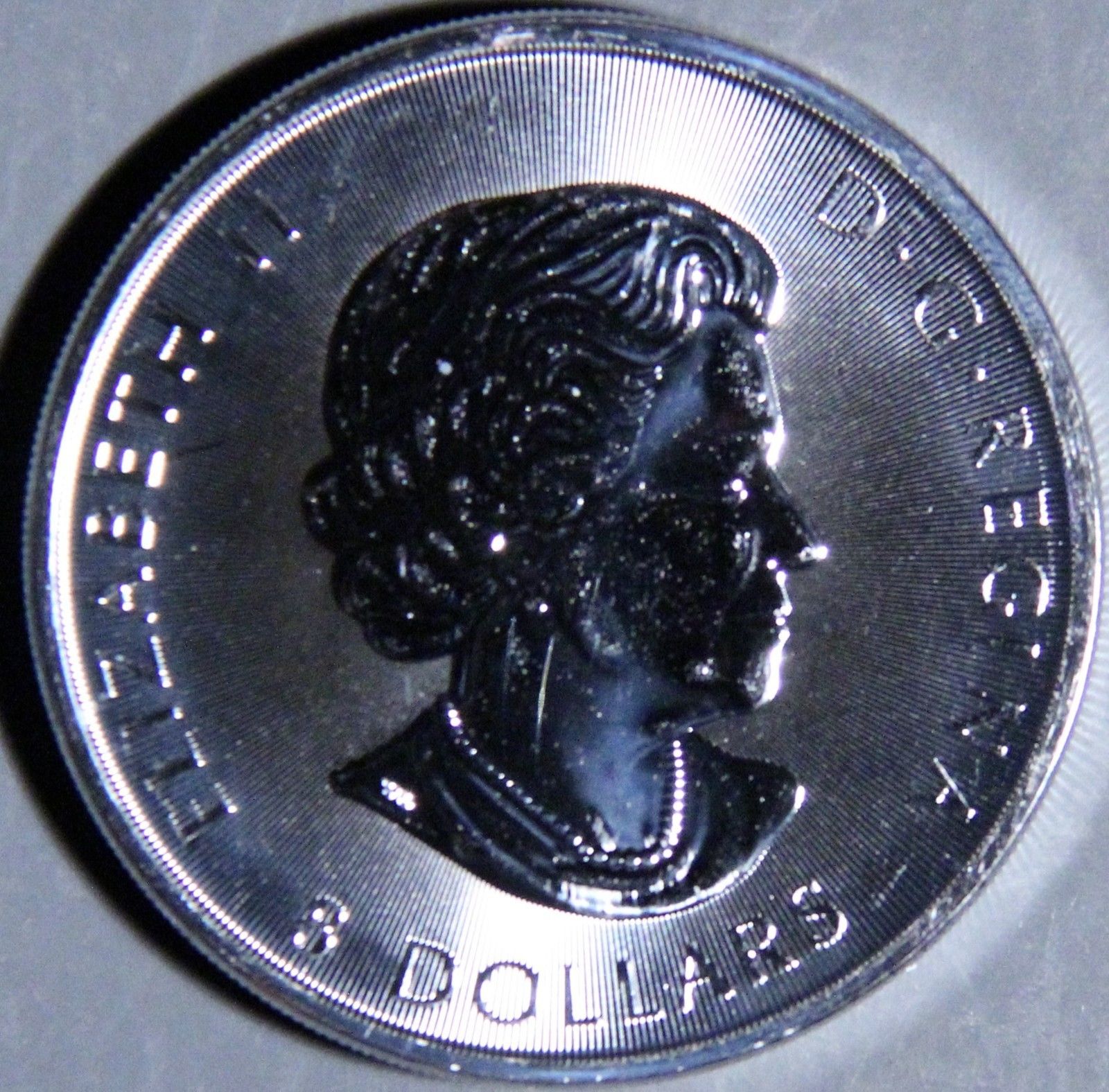 2016 CANADIAN $8 MAPLE LEAF 1.5 TROY OUNCE .9999 SILVER COIN