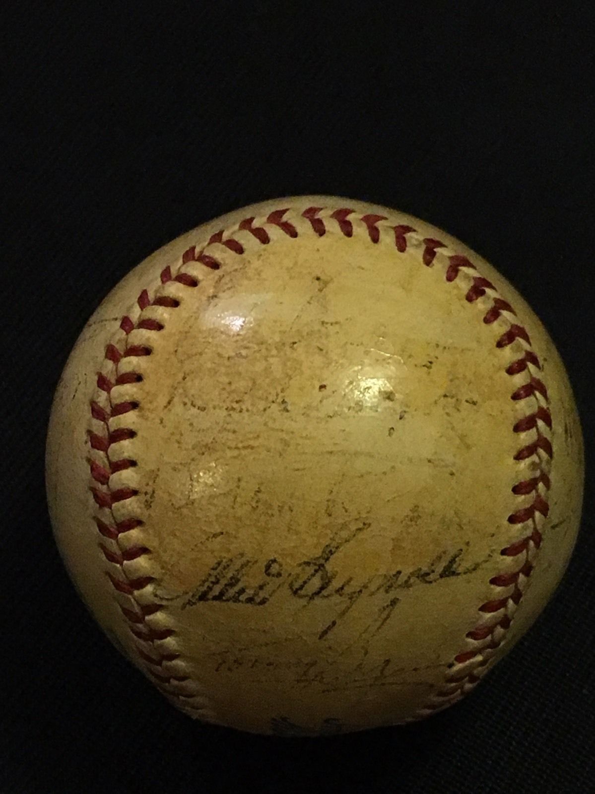 1949 NEW YORK YANKEES WORLD SERIES CHAMPION SIGNED AUTOGRAPHED OMLB BASEBALL JSA