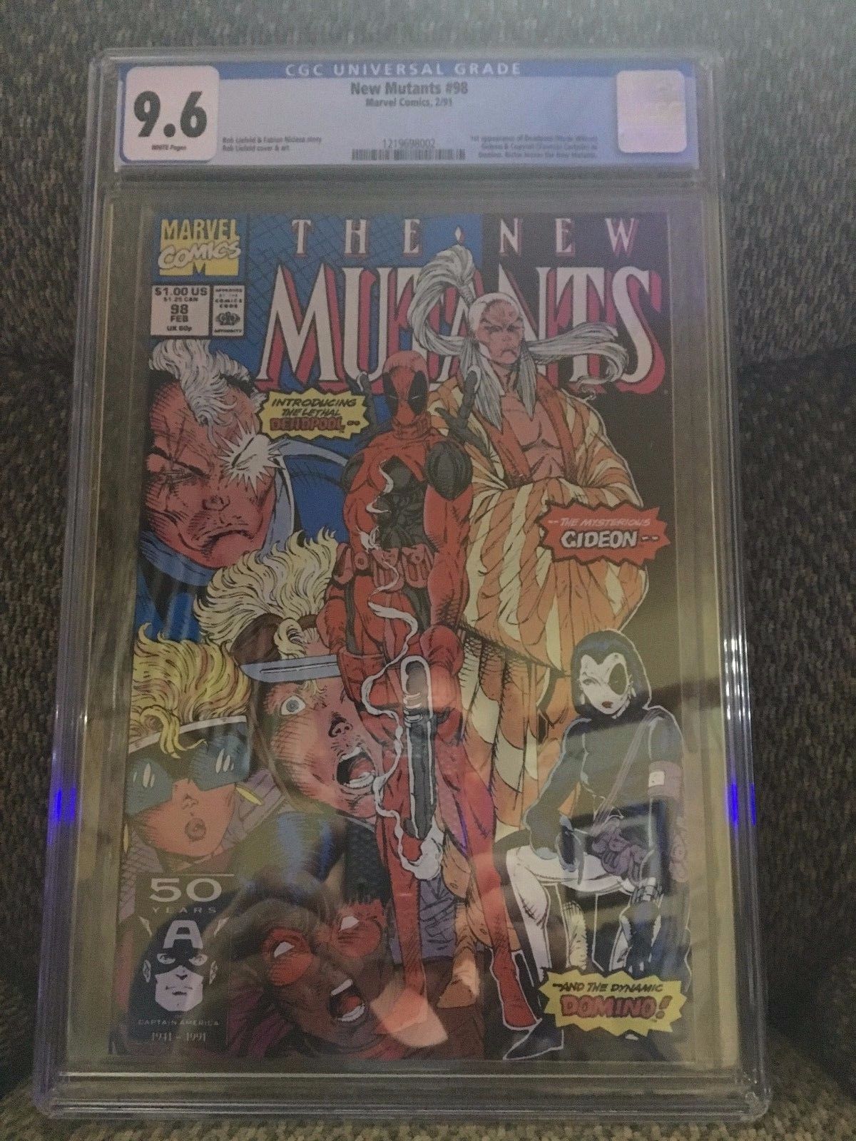 New Mutants #98 CGC 9.6  white pages 1st Deadpool Gideon Copycat