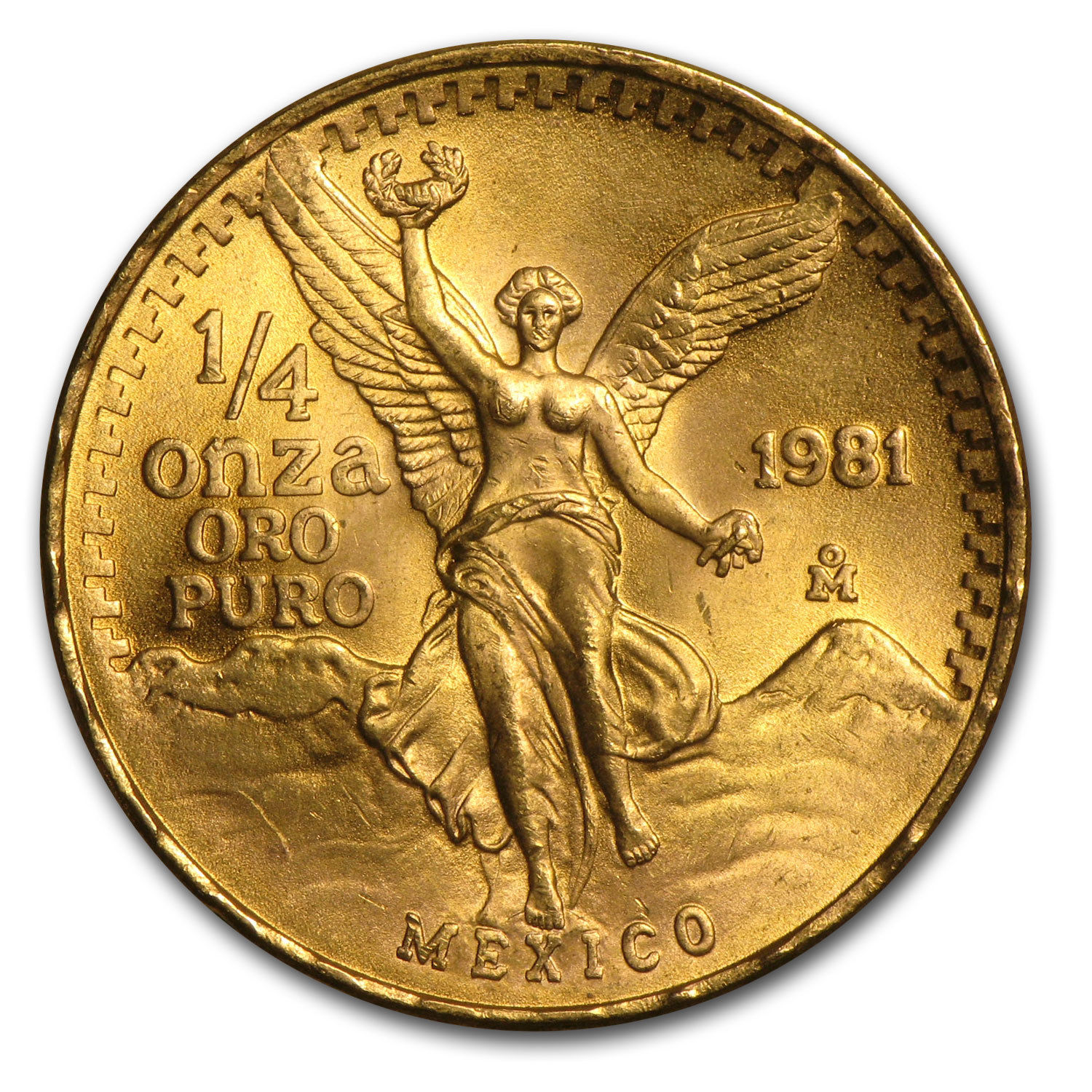 1981 Mexico 1/4 oz Gold Libertad BU - SKU #82691