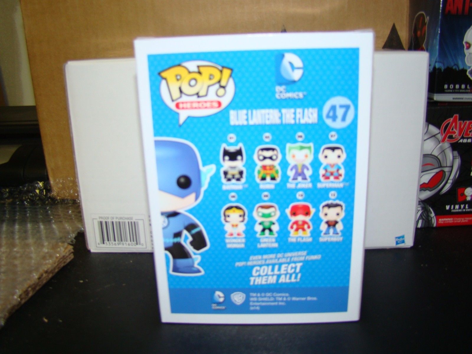 FUNKO POP DC COMICS BLUE LANTERN THE FLASH EXCLUSIVE VHTF--IN HAND