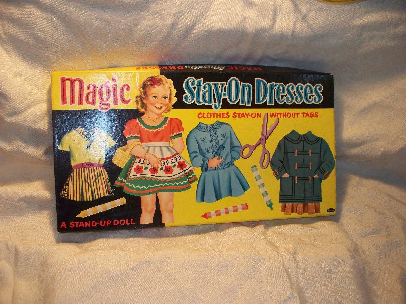 Magic Stay-on Dresses with Doll by Whitman