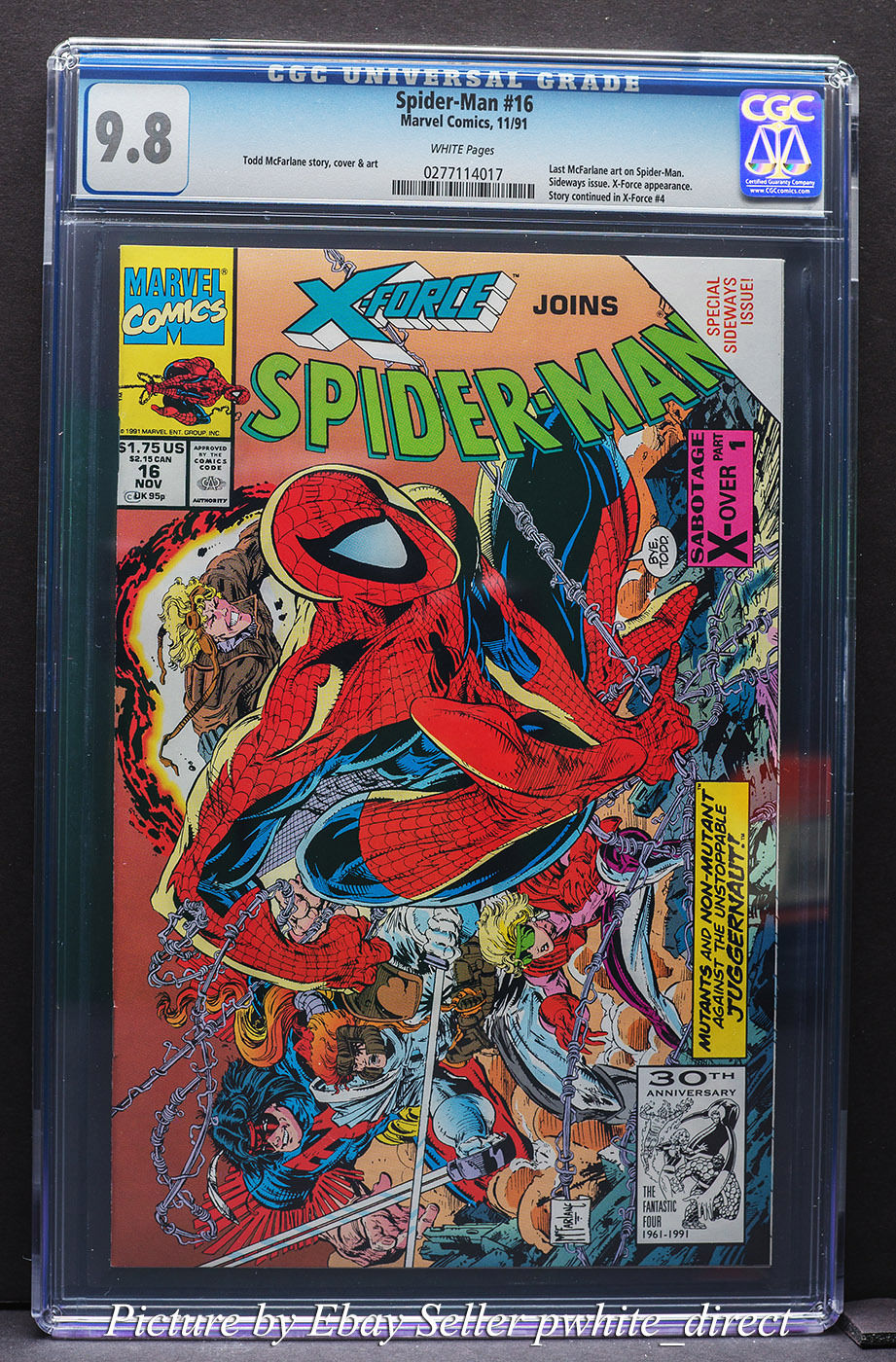 Spider-Man #16, CGC: 9.8, (Nov 1991, Marvel)