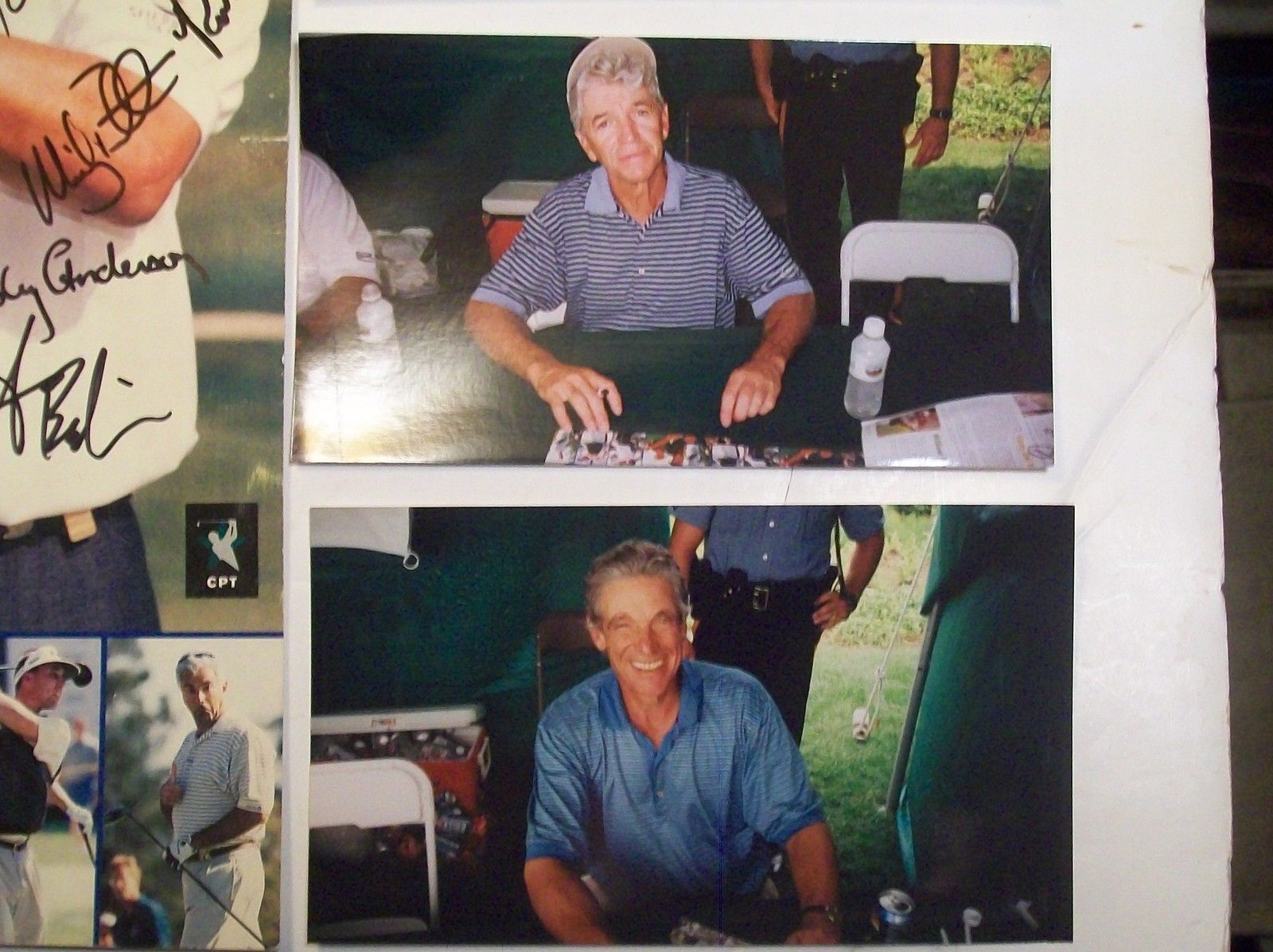 20 AUTOGRAPHS LOT POSTER A.C. GOLF CLASSIC LEMIEUX,THEISMANN,RHODEN,BARKLEY,FUHR