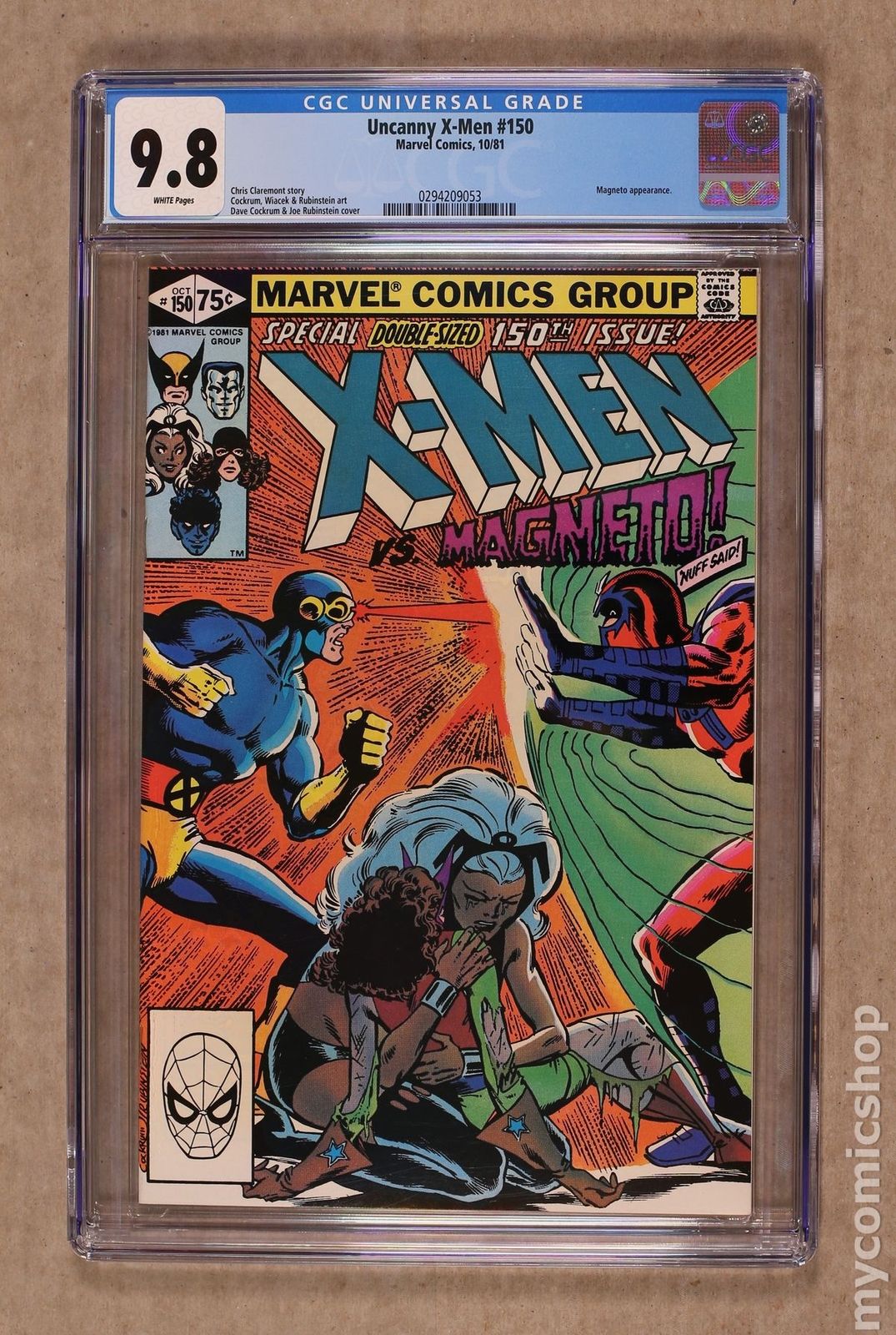 Uncanny X-Men (1963 1st Series) #150 CGC 9.8 0294209053