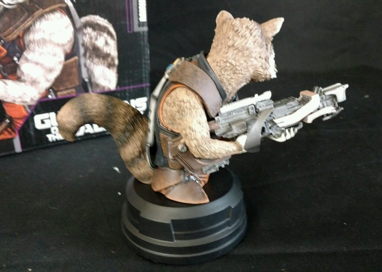 Sdcc 2014 Guardians of the Galaxy Rocket Raccoon Gentle Giant mini bust 487/800