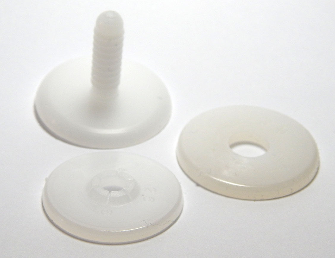 5 Plastic Safety Joints 30 mm for Soft Toys, Dolls & Teddy Crafts