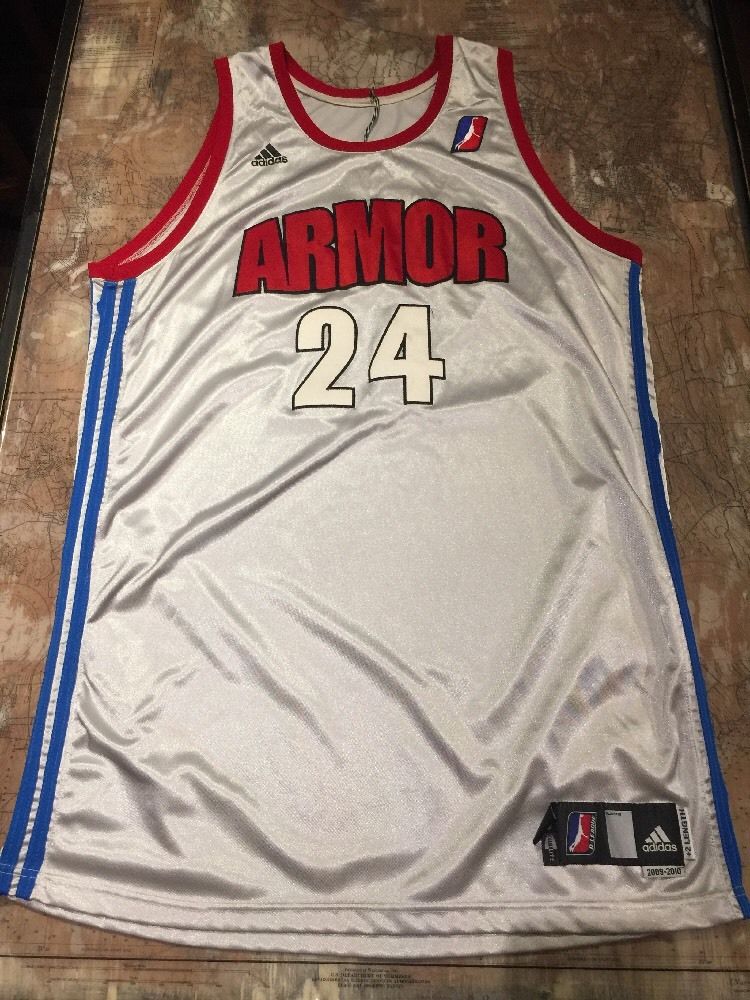 NBA D League Springfield Armor Gamer Game Worn Jersey Rare Sz 50 +2 Length Rare