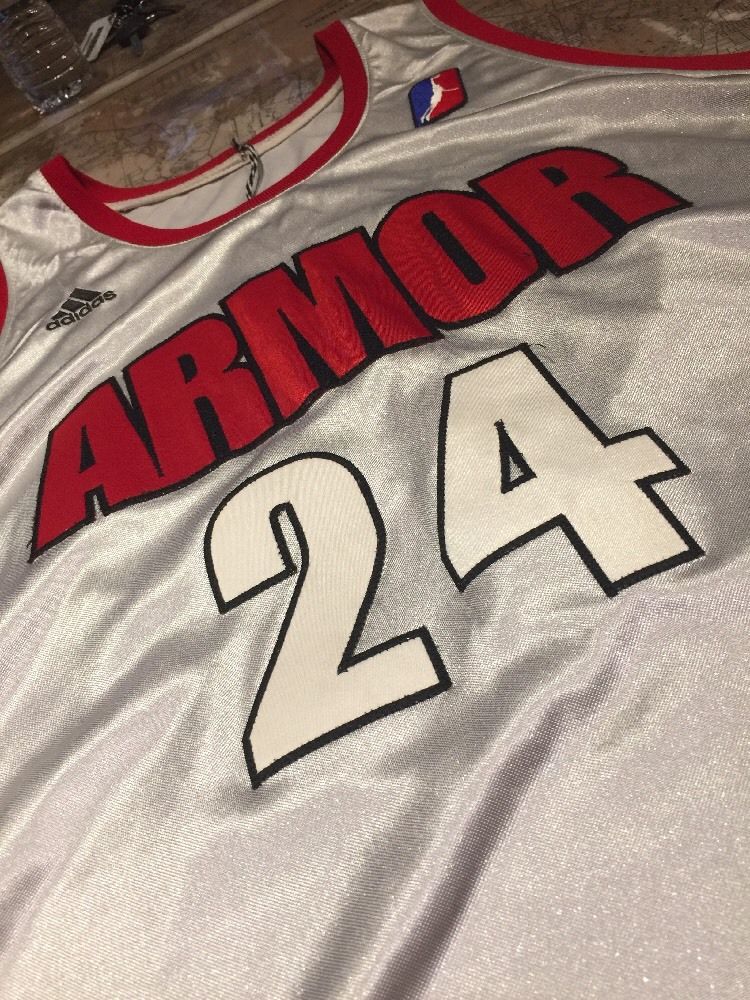 NBA D League Springfield Armor Gamer Game Worn Jersey Rare Sz 50 +2 Length Rare