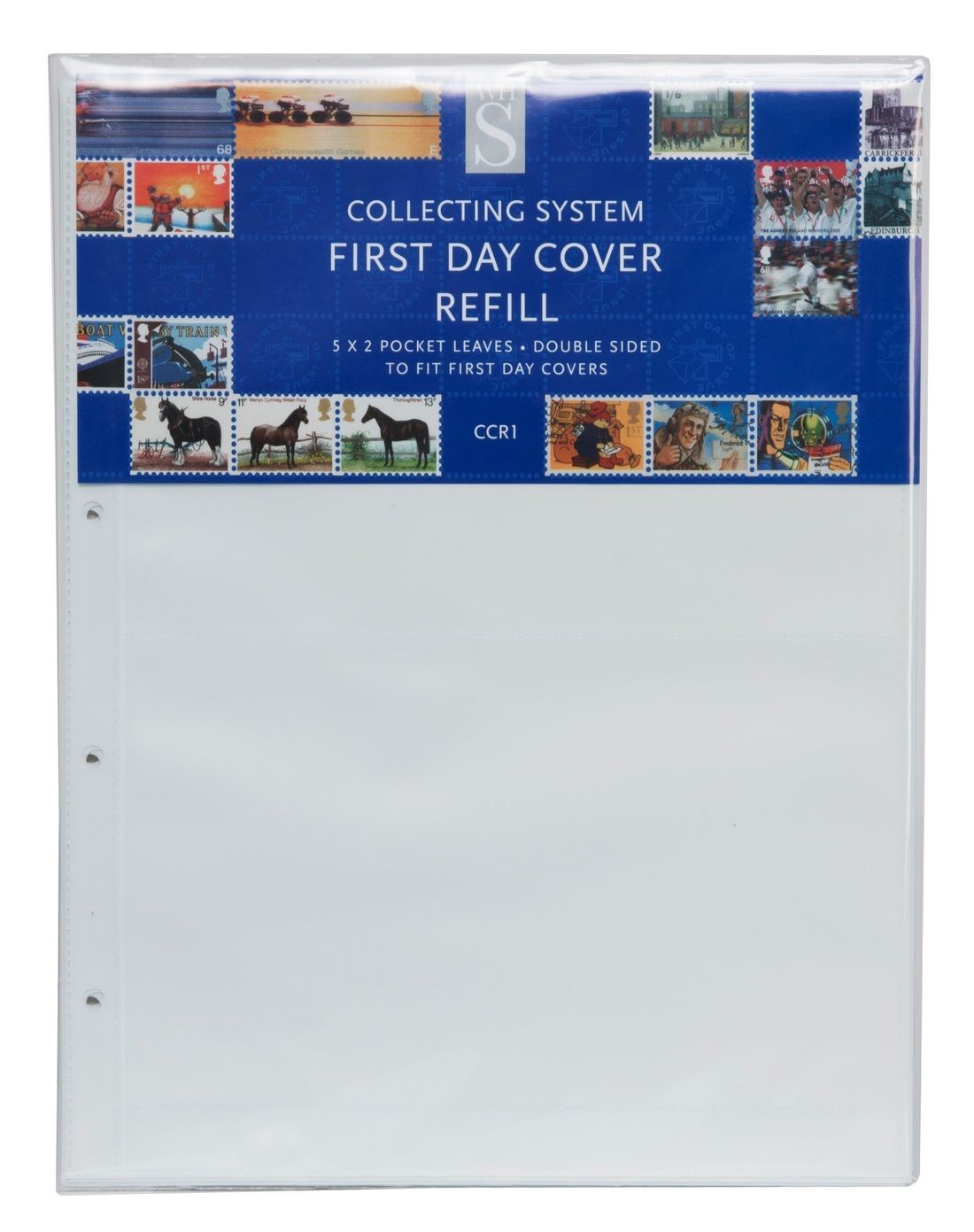 WHSmith CCR1 Collecting System First Day Cover Refills Double Sided Pack of 5