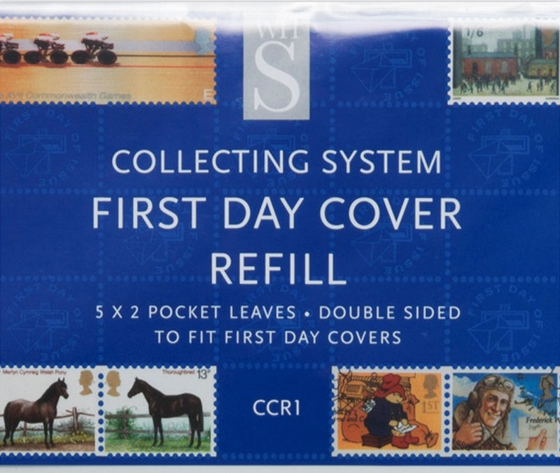 WHSmith CCR1 Collecting System First Day Cover Refills Double Sided Pack of 5