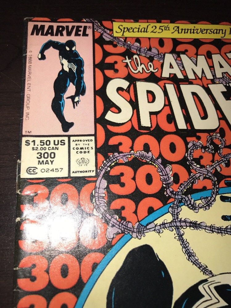 Amazing Spider-Man #300 FN+ Newsstand 1st App Venom Marvel KEY Comic