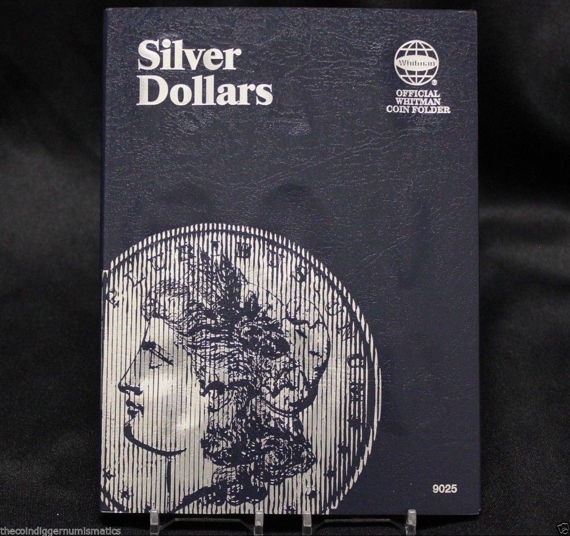 Silver Dollar Coin Folder Album Holds 27 Morgan Peace Eisenhower Whitman Case