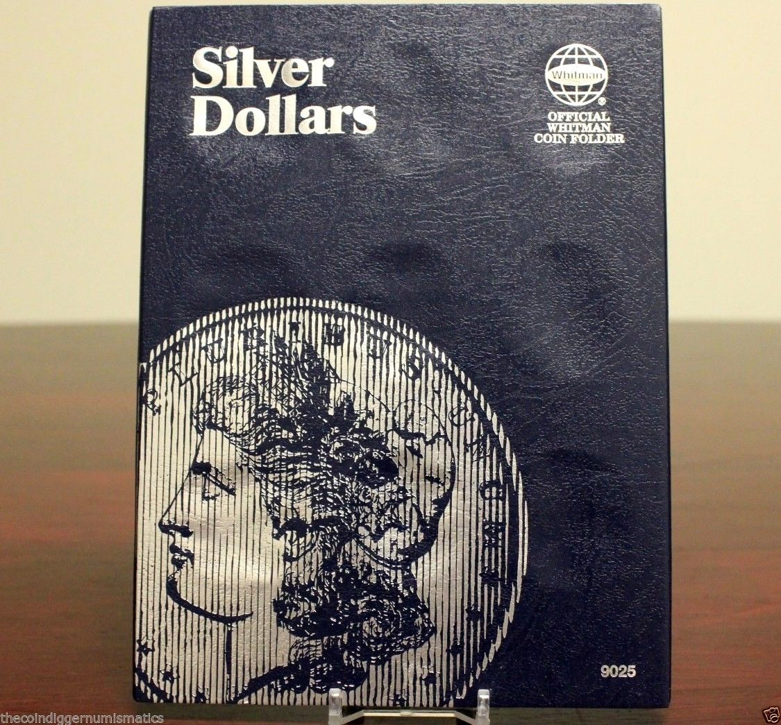 Silver Dollar Coin Folder Album Holds 27 Morgan Peace Eisenhower Whitman Case