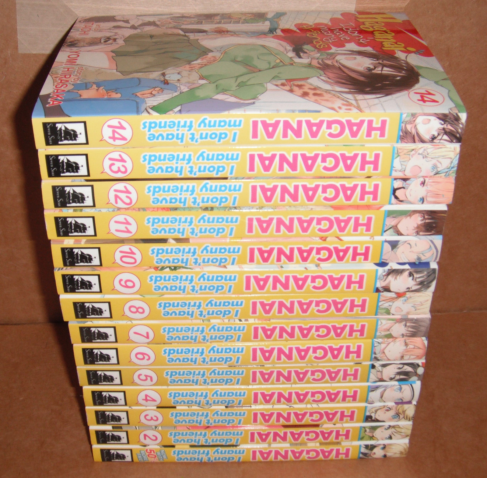 Lot of 14 Haganai: I Don't Have Many Friend Vol. 2-14 & More Manga Set English