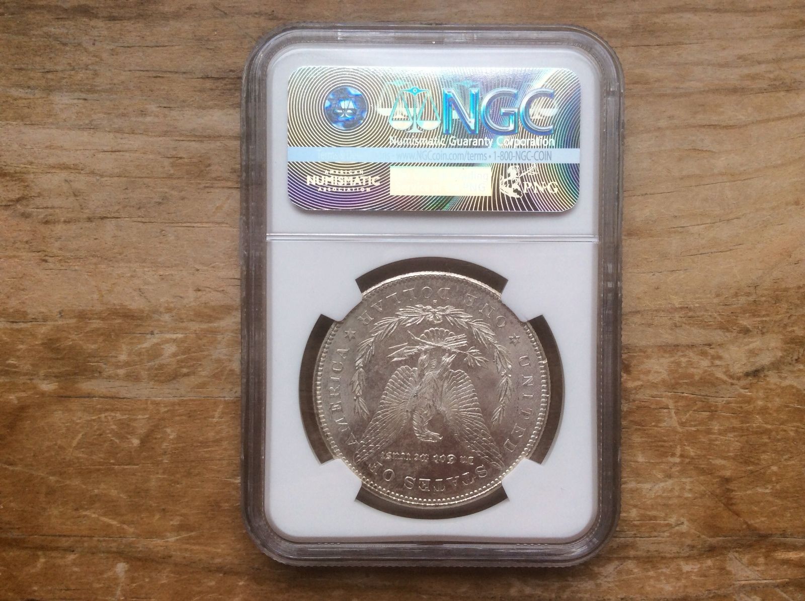 1878-S US Morgan Silver Dollar $1 - NGC MS63