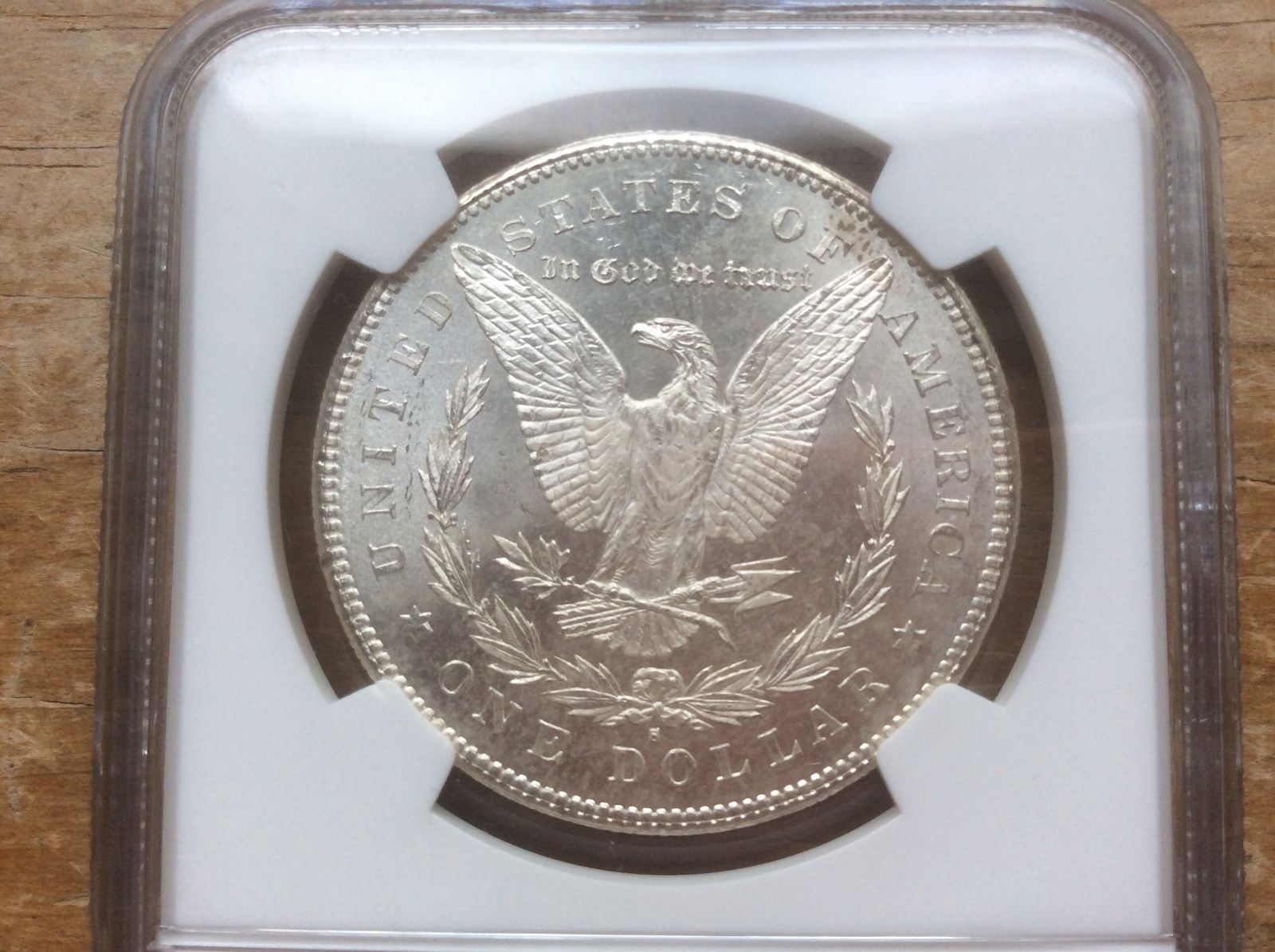 1878-S US Morgan Silver Dollar $1 - NGC MS63