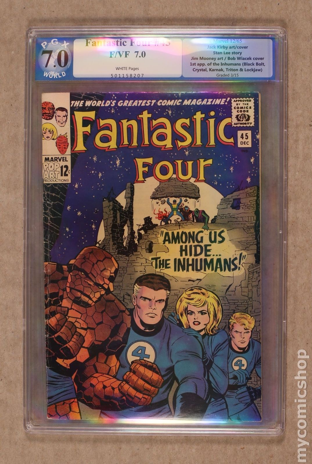 Fantastic Four (1961 1st Series) #45 PGX 7.0