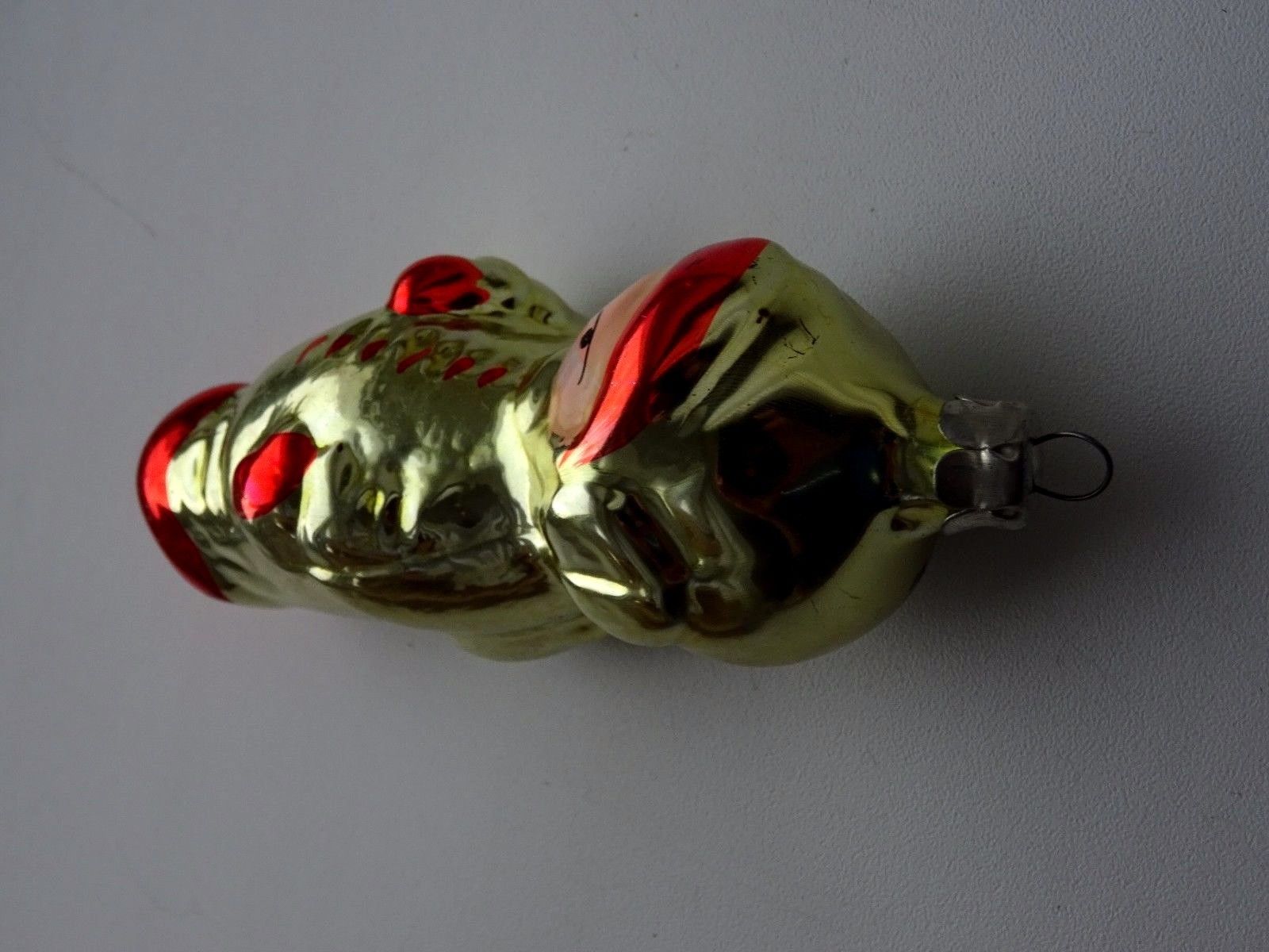 1960-70 Russian USSR Christmas glass ornament tree decoration Astronaut ,Space