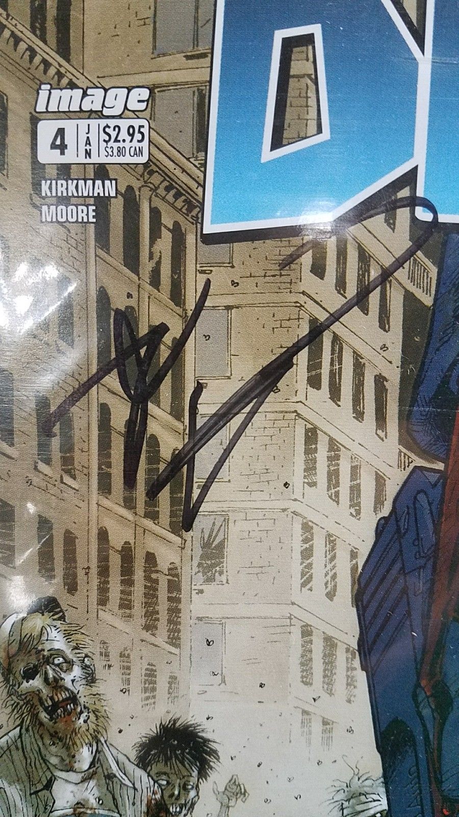 The Walking Dead #4 (Feb 2004, Image)Signed by Moore and Kirkman