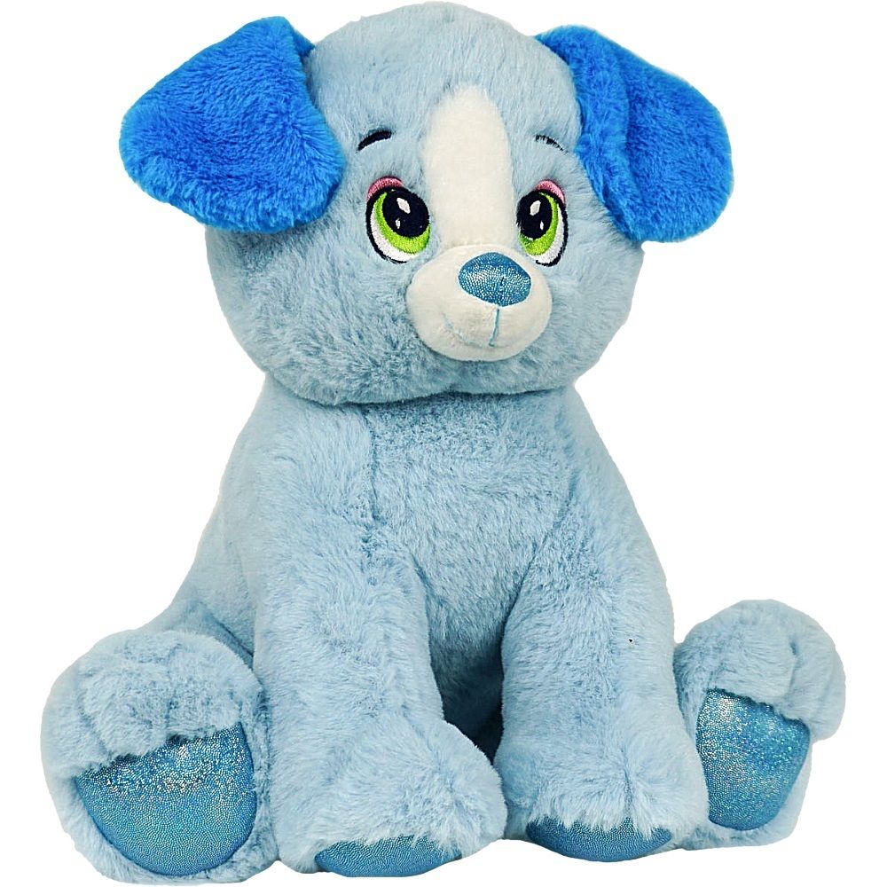 blau Welpe 15 " - Build a Plüsch Teddybär Fell Freund Party Set