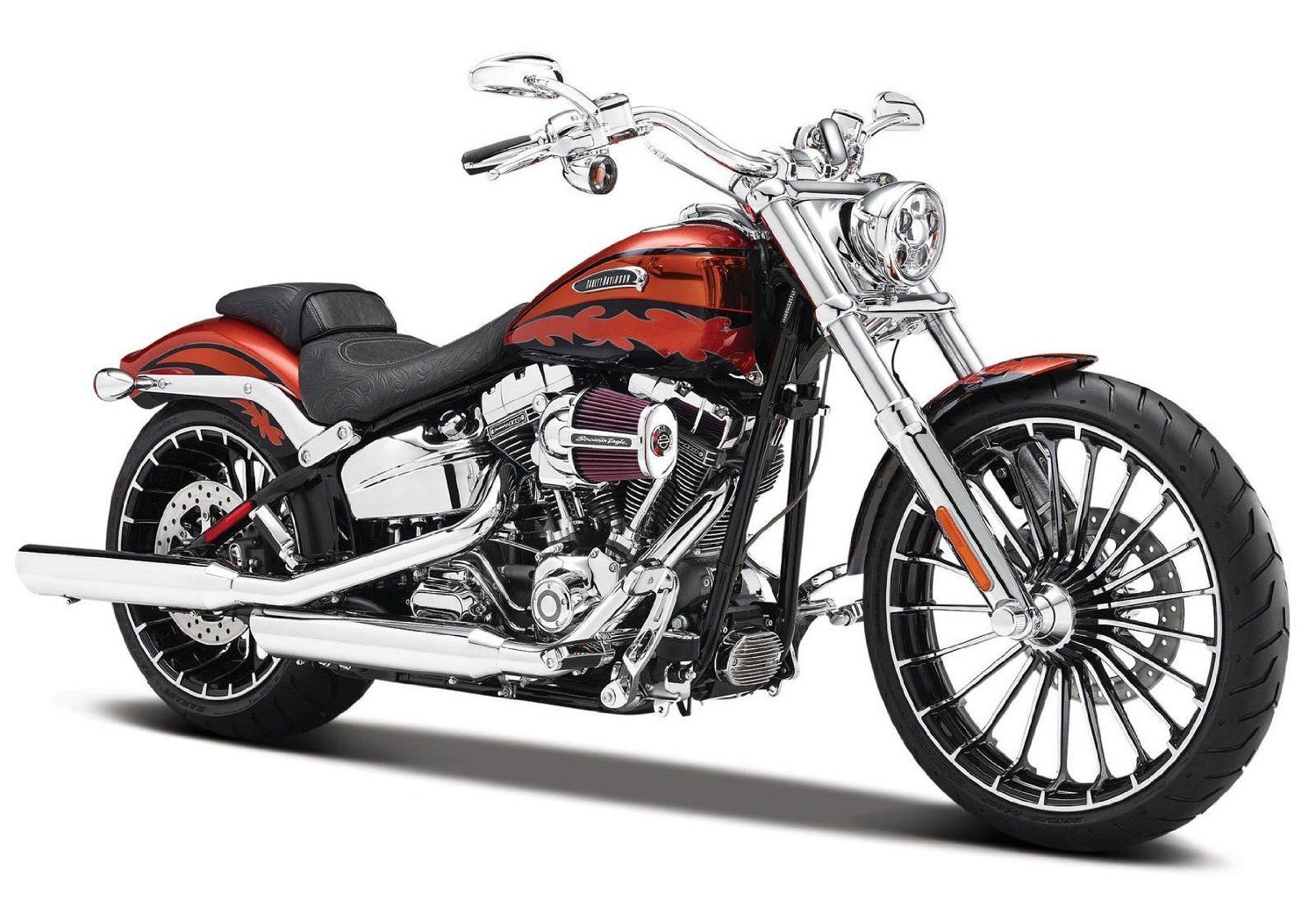Maisto 1:12 32327 Harley Davidson 2014 CVO BREAKOUT MOTORCYCLE BIKE Model NEW