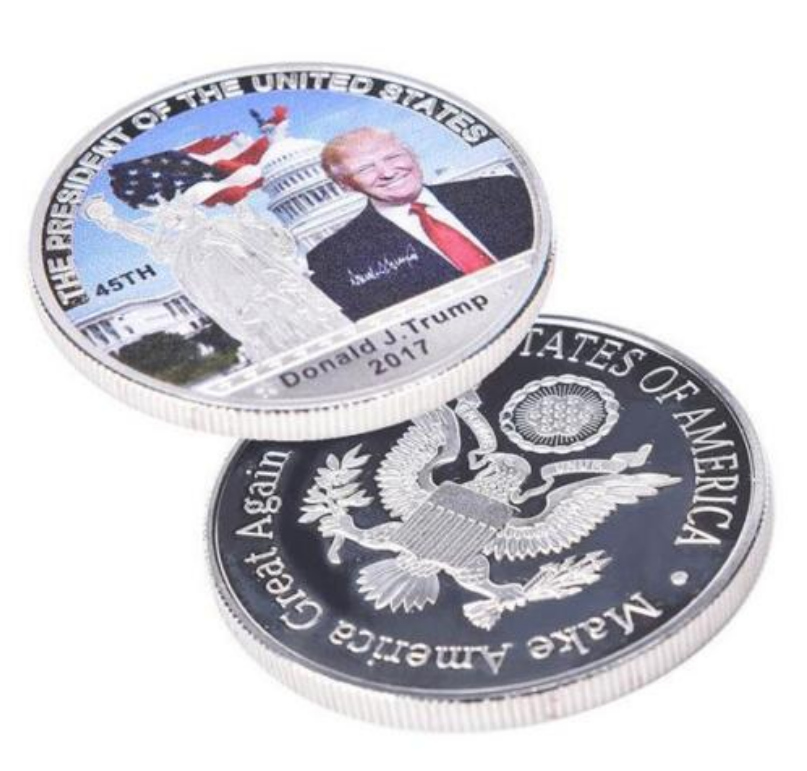 2017 American President Donald Trump Silver Coin US White House Coin Collection