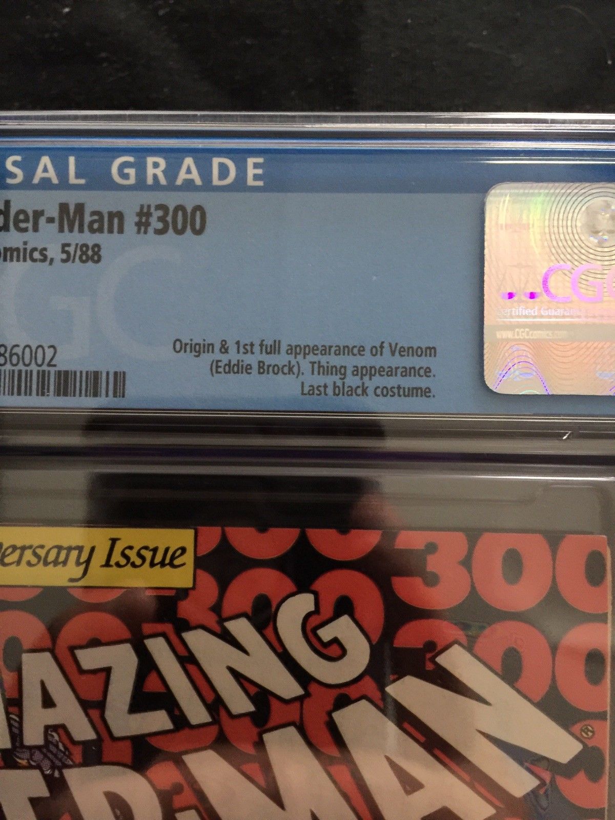 The Amazing Spider-Man #300 CGC 8.5 White NEWSSTAND 1st Venom Graded Last week.