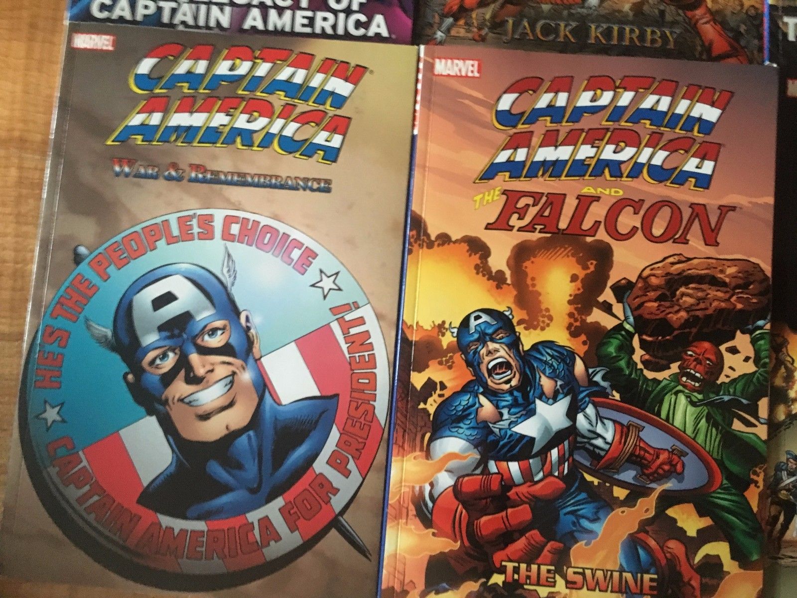 Captain America TPB lot of 8 books Marvel Comics Graphic Novel lot Capt & Falcon