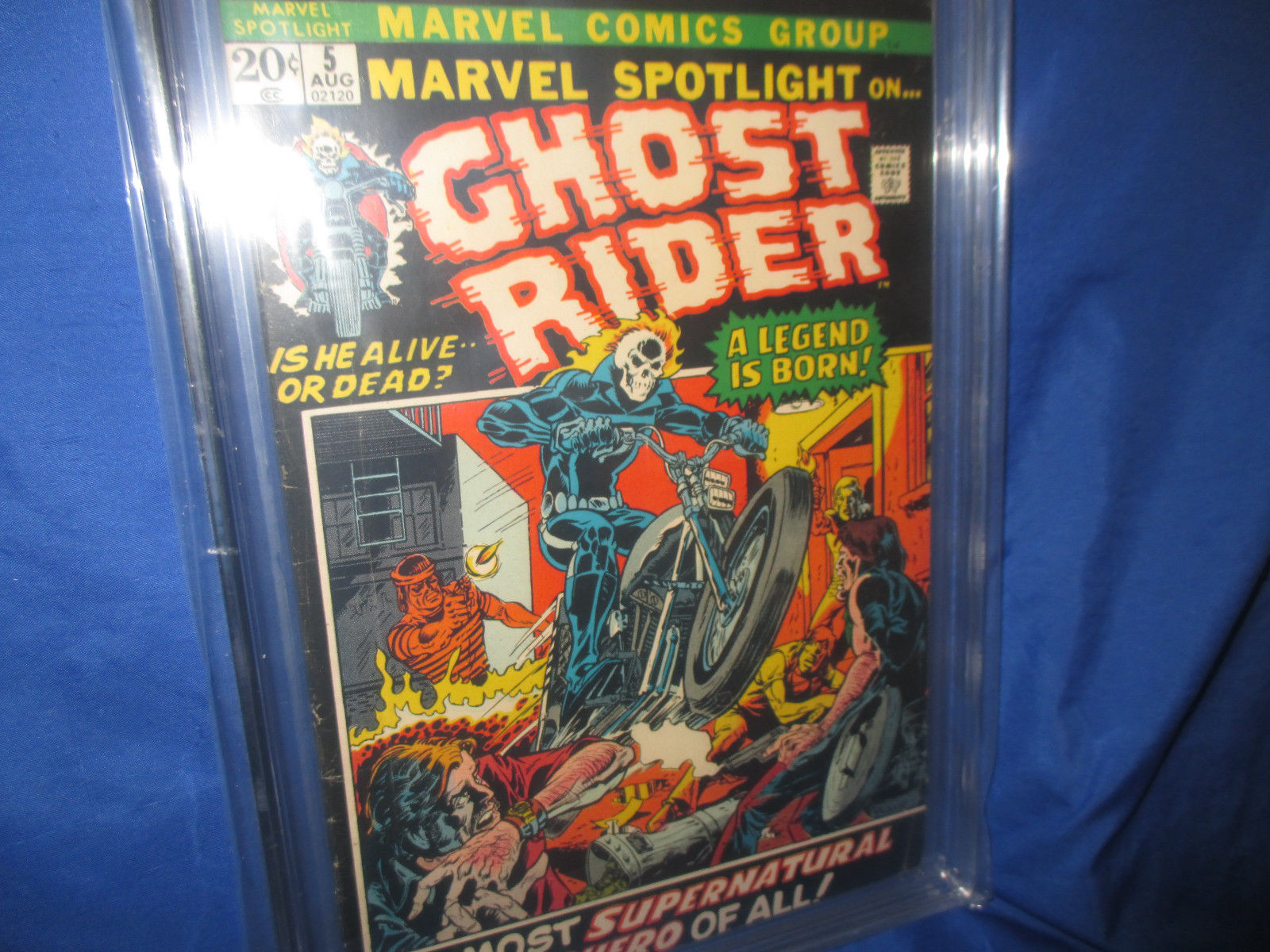 Marvel Spotlight #5 CGC 5.0 White Pages 1st Appearance Of Ghost Rider 1972